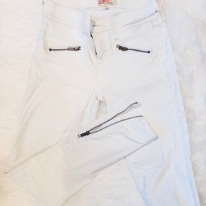 Current/Elliott soho zip stiletto skinny pants